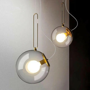 Mörren - Industrial Glass Ball Pendant Lamp