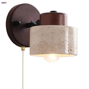 Akari - Japandi Wabi Sabi Stone Wall Lamp
