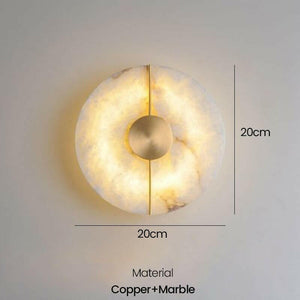 Anaas - Modern Marble LED Wall Lights