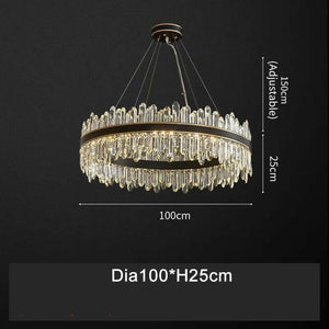 Anders - Luxury Black Chandelier for Living Room