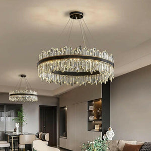 Anders - Luxury Black Chandelier for Living Room