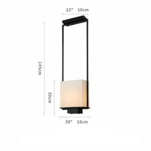 Annika - Modern Minimalist Iron Rectangle Pendant Light