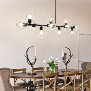 Astral - Linear Chandelier Dining Room 59 Inch Sputnik Island Pendant Light