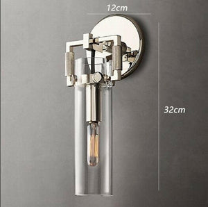 Brant - Minimalist Glass Wall Lamp Industrial Style Retro