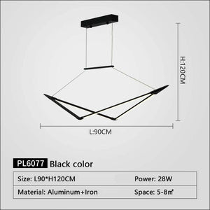 Brik`s - NEO RC+ dimmable Modern Chandelier for Living Room