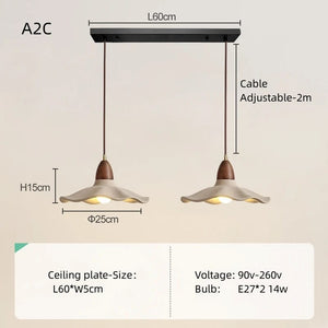 Cement Wave Pendant Light