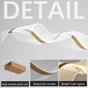 Contemporary Creative Water Ripple Pendant Light