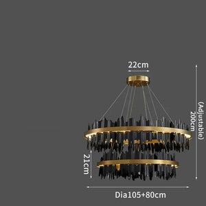 Ebert - Modern Creative Circle LED Chandelier