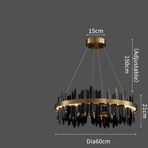 Ebert - Modern Creative Circle LED Chandelier