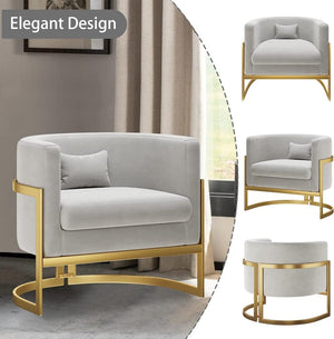 Elio - Modern Velvet Chair for Living Room