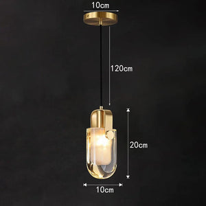 Emil - Nordic Crystal Pendant Lamp Modern