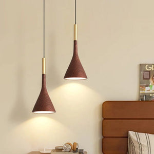 Fjord - Nordic Wood Grain Pendant Light Modern