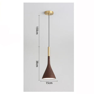 Fjord - Nordic Wood Grain Pendant Light Modern