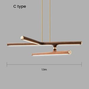 Garth - Vintage Wooden Chandelier