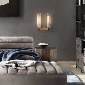 Gisli - Cylindrical Glass Wall Light