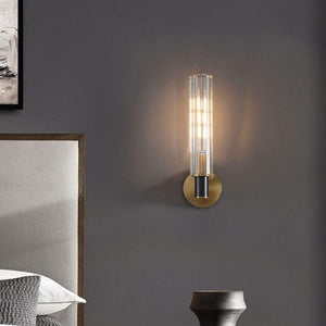 Gisli - Cylindrical Glass Wall Light