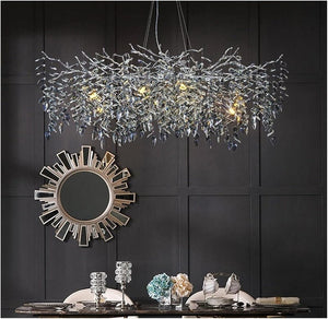 Halvor - Crystal Ceiling Lamp with Tree Branch Design