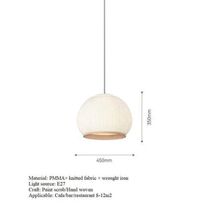 Hedda - Lantern Knit Pendant Lamp