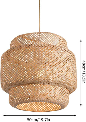 Kui - Modern Japanese Bamboo Pendant Lamp
