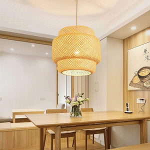 Kui - Modern Japanese Bamboo Pendant Lamp