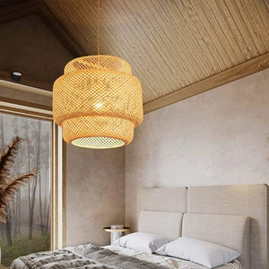 Kui - Modern Japanese Bamboo Pendant Lamp
