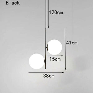 Louis - Modern Glass ball Pendant Light Dining