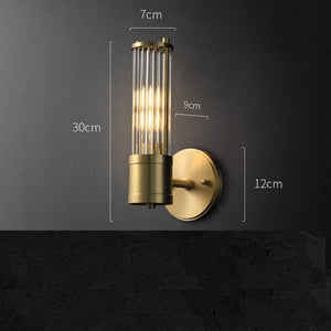 LudVik - Minimalist Copper Wall Lamp