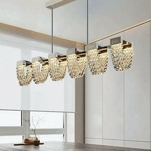 Luxury Simple Crystal Dining Room Bar Chandelier