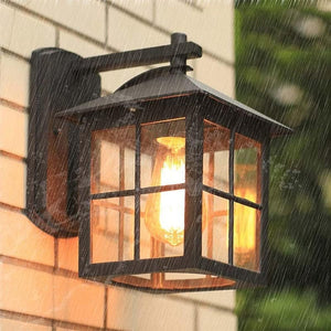 Mad - Birdcage Style Square Outdoor Wall Light