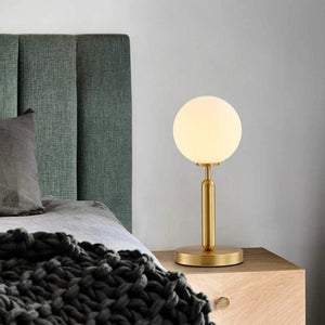 Massimo - Nordic Simple White Glass LED Table Lamp