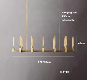 Mibb II - Luxury Postmodern Copper Chandelier