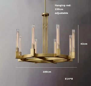 Mibb II - Luxury Postmodern Copper Chandelier