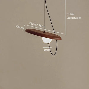 Minimalist Danish Circular Magnetic Pendant Lamp