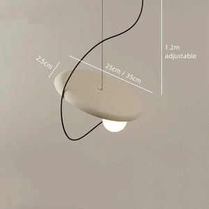 Minimalist Danish Circular Magnetic Pendant Lamp