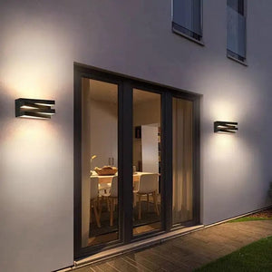 Modern Waterproof Outdoor Wall Lamp Rectangle Shape