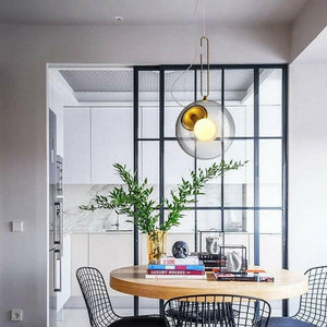 Mörren - Industrial Glass Ball Pendant Lamp