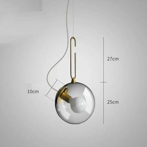 Mörren - Industrial Glass Ball Pendant Lamp