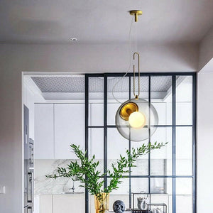 Mörren - Industrial Glass Ball Pendant Lamp