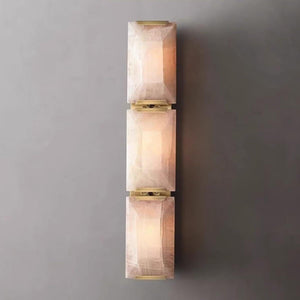 Nordic Style Stone Wall Lamp with Natural Marble Shade