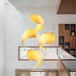 Onull - Original Eco-Friendly Wooden Creative Shell Shape Pendant Lamp