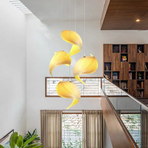 Onull - Original Eco-Friendly Wooden Creative Shell Shape Pendant Lamp