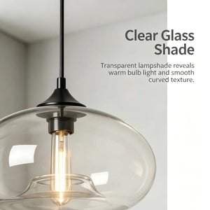 Ovea - Modern Oval Glass Pendant Lamp