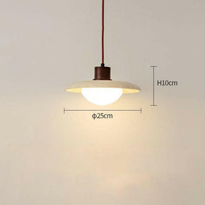 Reo - Japanese Style Travertine Pendant Lamp
