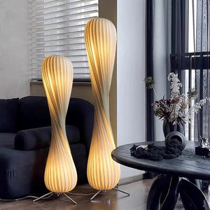 Shanghaf - Wooden Floor Lamp