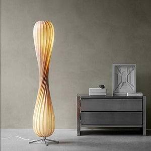 Shanghaf - Wooden Floor Lamp