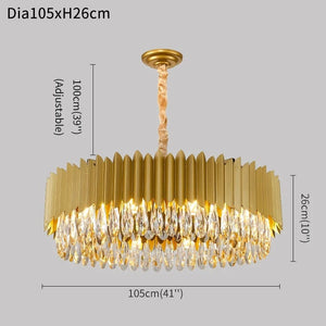 Silvano - Black Crystal Chandelier For Living Room