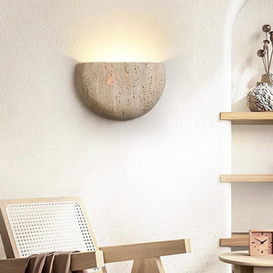 Soren - Natural Stone Wall Light