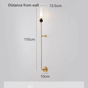 Thurid - Meza Luxury LED Copper Indoor Wall Lamp Corridor/Hallway