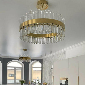 Tizio - Modern Crystal LED Chandelier