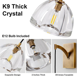 Volker - Modern Crystal Wall Lamp